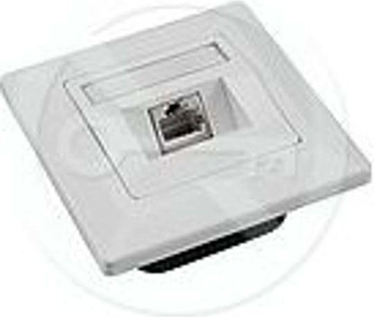 Solarix Sx9-1-5e-stp-wh Network Socket 1 X Cat5e Stp Rj45 Recessed White