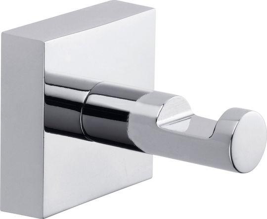 Tesa Bathroom Double Hook with Screws 6.25x5cm Inox Bronze
