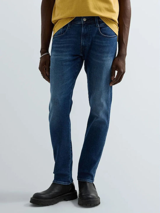 Anbass Мъжки Панталон Джинс Slim Fit Тъмносин
