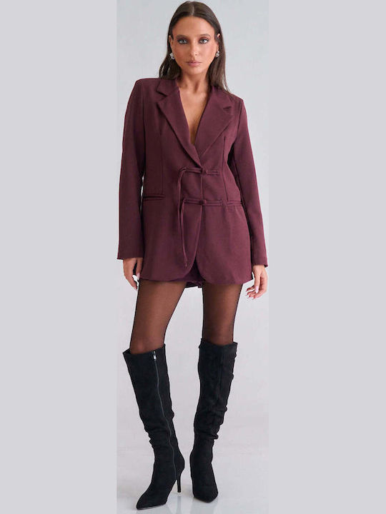 Decoro Sacou Dama Burgundy