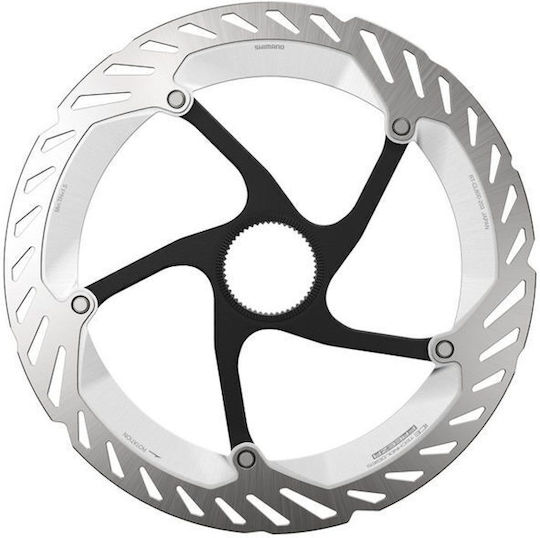 Ротор на Дискова Спирачка Shimano Rt-cl800-l 203mm С Lock Ring Вътрешни Зъби С Magnet Internal Pack
