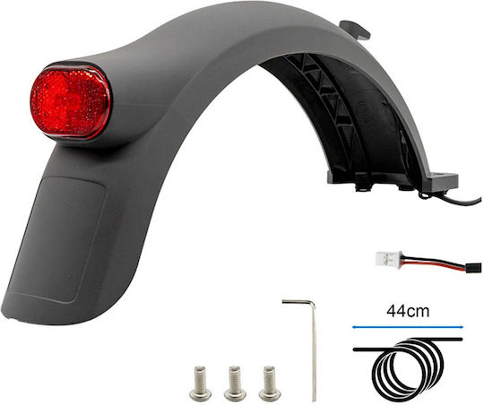 Aripă Spate Lumină Scuter Electric E Wheel Xiaomi 5 Plus Negru