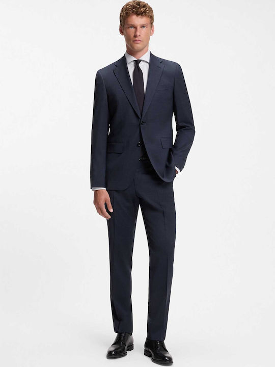 Men's Suit with Regular Fit Blue