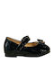 Kids Anatomic Ballerinas with Hook & Loop Closure Black