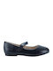 Kids Ballerinas With Hoop & Loop Closure Black