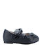Kids Ballerinas With Hoop & Loop Closure Black