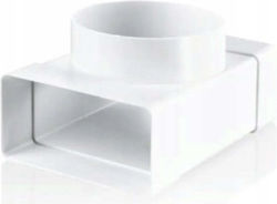 Ventika Teu Pentru Țevi Drept Ø100/110x50mm Alb Kp55-6ko