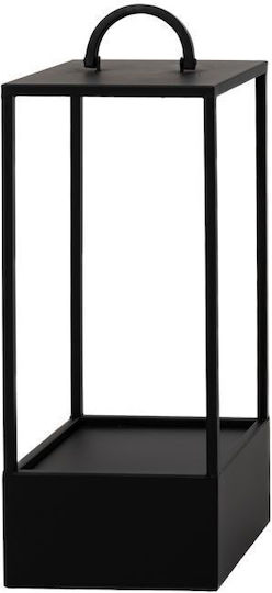 Iliadis Metallic Black Lantern 25x25x66cm