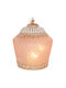 Iliadis Glass Pink Lantern 15x15x19cm