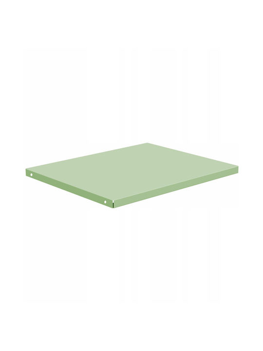 Jan Nowak Square Wardrobe Shelf Made of Metal Pastel Green 44.8x36x2cm