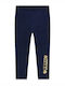 Kinderleggings Lang Dunkelblau