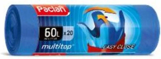 Paclan Multitop Trash Bags 60 L 20 Pieces 134410