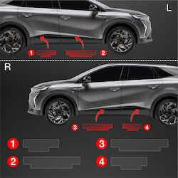 Grizzglass Protective Film Sill Grizzglass Bodyshield Renault Captur 2024-2025 4w1