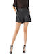 Damen-Hohe Taille Shorts Braun