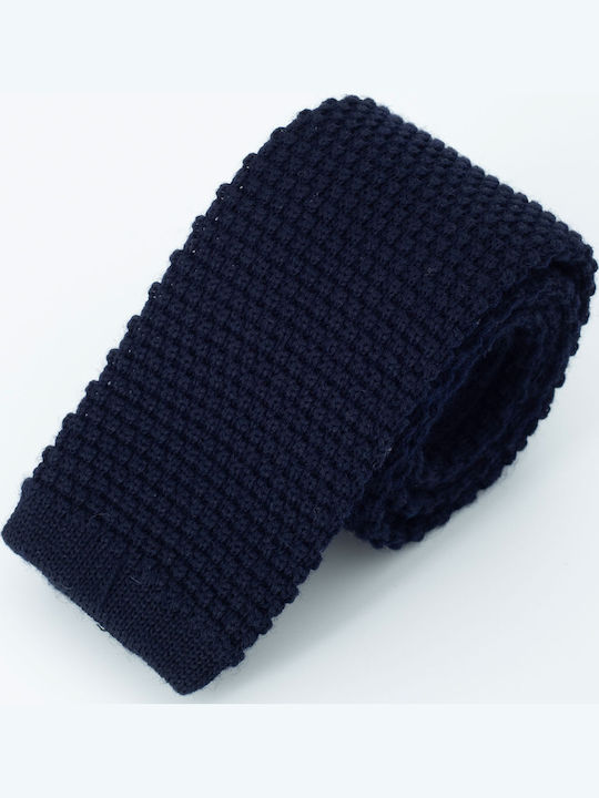 Aristoteli Bitsiani Herren Krawatte Seide Gestrickt in Marineblau Farbe