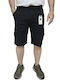 Herren Shorts Cargo Schwarz