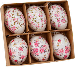 Set 6 Kunststoff Hängende Eier Verschiedene Des...
