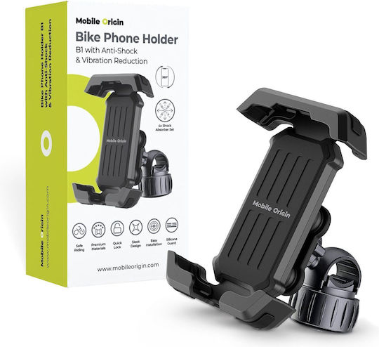 Mobile Origin Suport pentru telefon mobil pentru bicicletă B1 Anti-șoc și reducerea vibrațiilor Mo-bph-as-b1