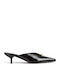 Mules With Heel In Black Colour