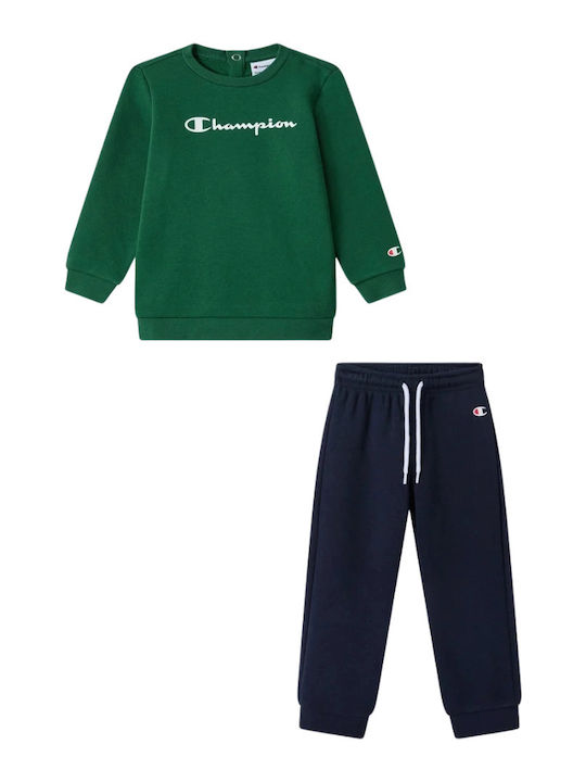 Παιδικό Σετ Φόρμας Με ζακέτα Forest Green