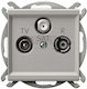 Ospel Sonata Gpa-rs M 82 Final TV-Antenna Socket Rtv-sat Ip20 Kashmir