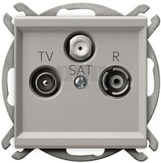 Ospel Sonata Gpa-rs M 82 Final TV-Antenna Socket Rtv-sat Ip20 Kashmir