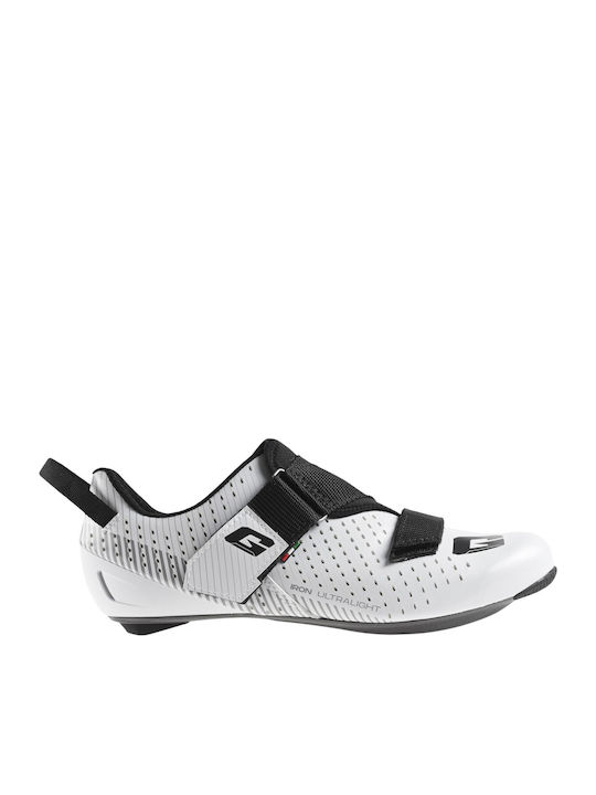 Gaerne Unisex Pantofi de Ciclism Joși de Triatlon Albi Gaerne Unisex Pantofi de Ciclism Joși de Triatlon Albi