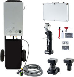 Deluxe Horse Shower & Cordless Clippers Black