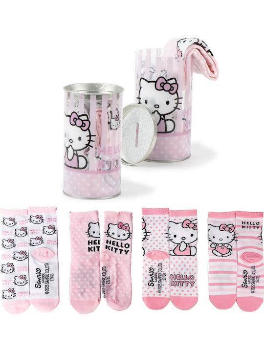 Cerda Παιδικές Κάλτσες Hello Kitty Hello Kitty 4 Ζευγάρια