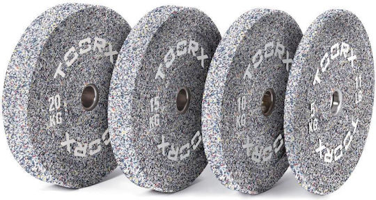 Toorx Olympic Type Bumper Plate Rubber 1 x 10kg Φ50mm