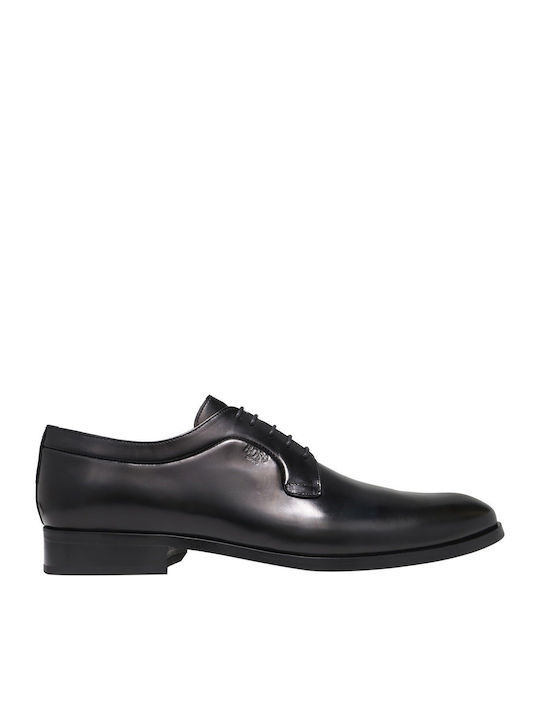 Boss Shoes Δερμάτινα Ανδρικά Σκαρπίνια Μαύρα