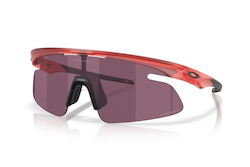 Oakley Fahrradbrillen Prizm mit Schwarzem Rahmen und Mehrfarbigen Linsen