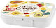 Sidirela Plastic Kids' Food Container 0.6lt White E-3615-1