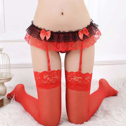 Sexy Lace Garter Red