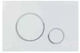 Flush Button Aq.501-30205 Aquaform Optima Circle WC Round White + Chrome M770