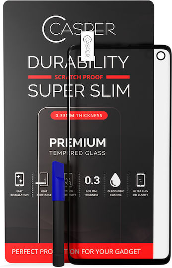 Casper Uv Tempered Glass Glue Samsung Galaxy S10 Case Friendly Retail Pack