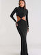 Maxi Evening Dress Black