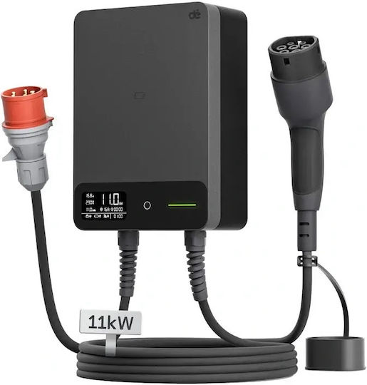 Depow Einphasiger Wand-Ladegerät 11 kW mit Integriertem Kabel 10 m Typ 2 (094054)