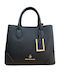 Schwarze Damen-Schultertasche