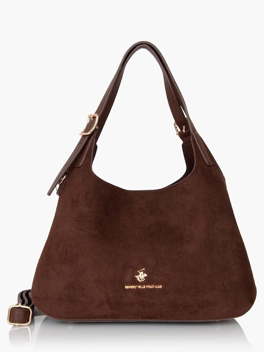 Damen-Schultertasche Braun