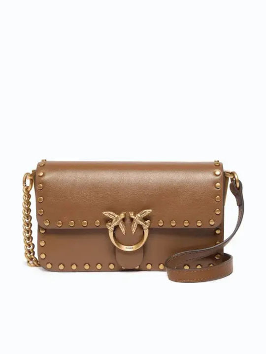 Love One Leather Women's Flap Bag Brown