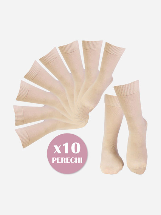 Pirin Hill Men's Socks Beige 10-Pack