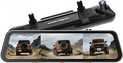 Wolfbox G900tripro Bumper Καθρέπτης με Κάμερα DVR 4K με Οθόνη 12"