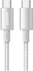 Anker Braided Cable USB-C male - USB-C 100W White