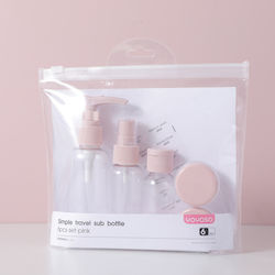 Pink Travel Bottles 6 Pieces Pink Travel Bottles 6 Pieces