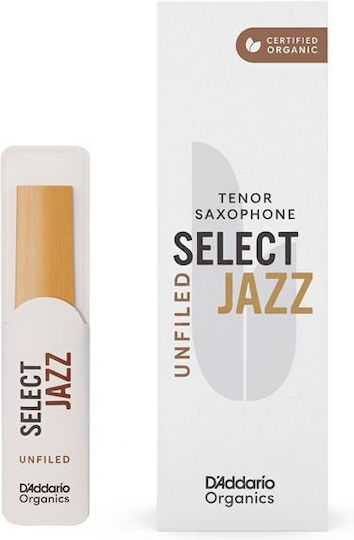 Daddario Select Jazz Unfiled Hard Tenor Saxophone Reed