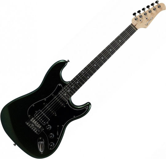 E-Gitarre im ST Style mit HSS-Tonabnehmer-Anordnung in Grün