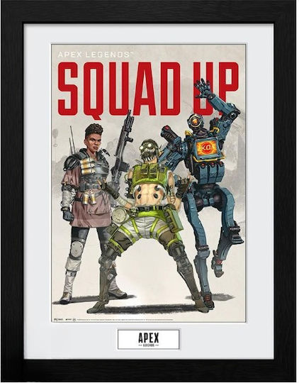 Gbeye Apex Legends Framed Print "squad Up" 30x40