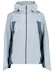 Wasserdichte Blaue Damen-Wanderjacke