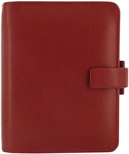 Filofax Organiser Metropol Ημερήσια Ατζέντα Κόκκινη 11.6x14.5εκ.